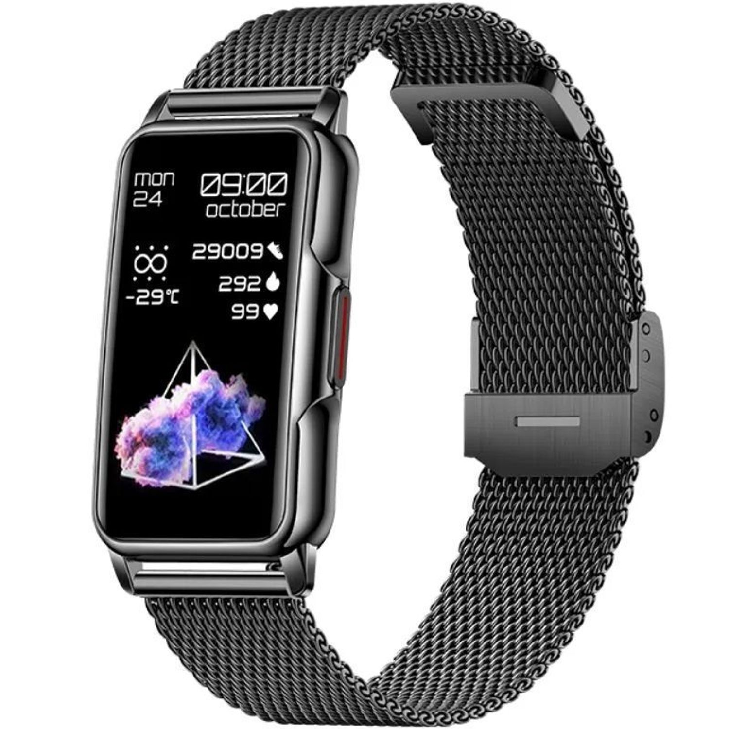 Zegarek Smartwatch Rubicon czarna bransoletka RNCF04 z rozmowami (1).jpg